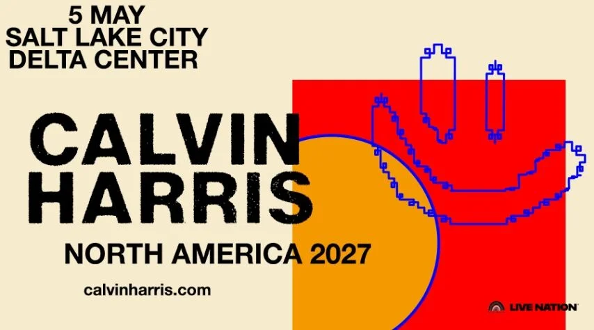 Calvin Harris at Delta Center poster