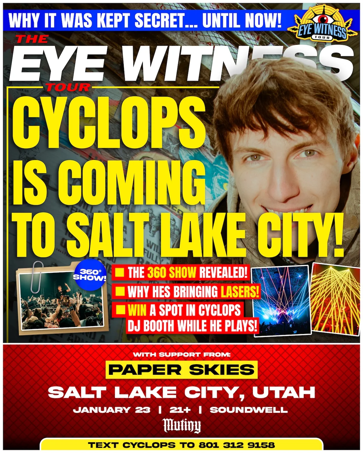 CYCLOPS 360° event poster
