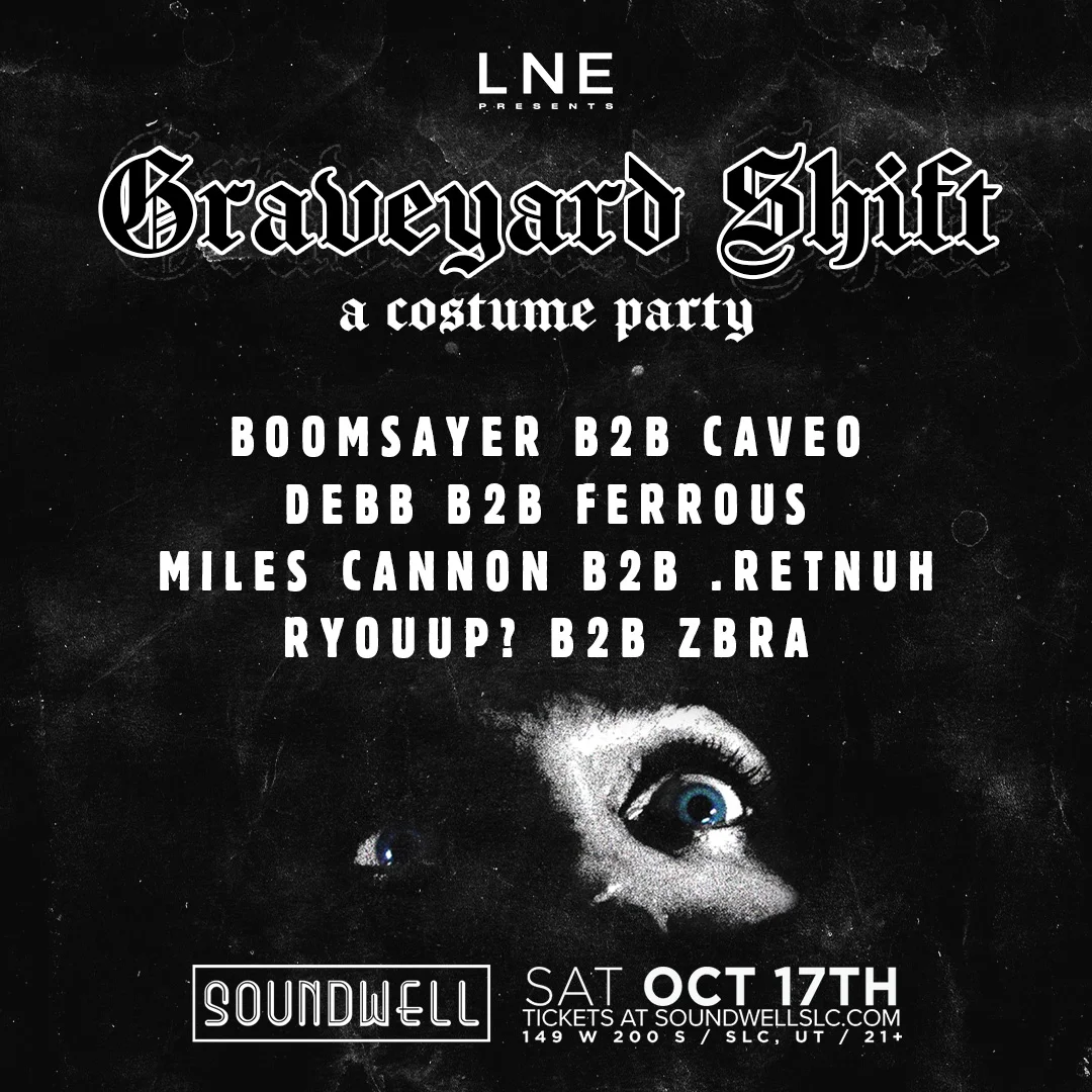 Graveyard Shift costume party poster