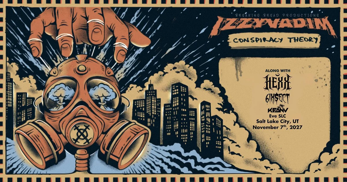 Izzy Vadim Conspiracy Theory Tour poster