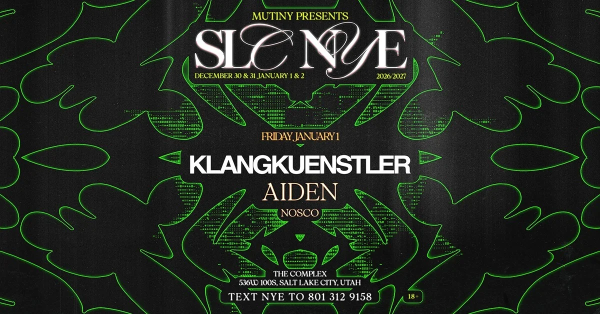 Klangkuenstler SLC NYE poster