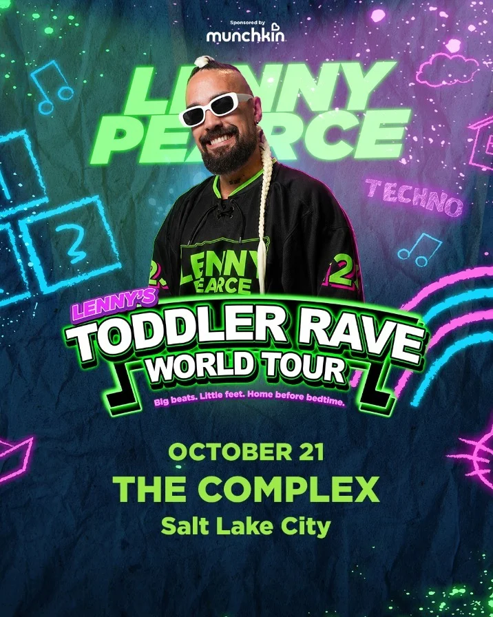Lenny Pearce Toddler Rave World Tour poster