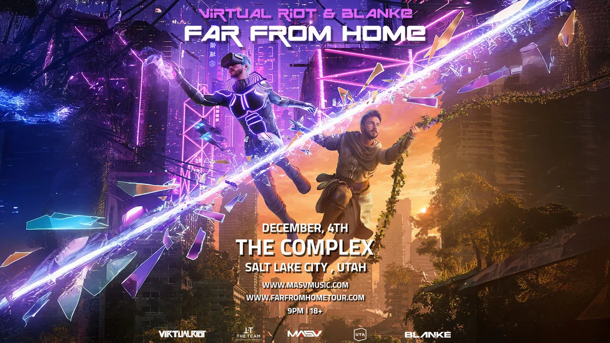 Virtual Riot & Blanke Far From Home Tour poster