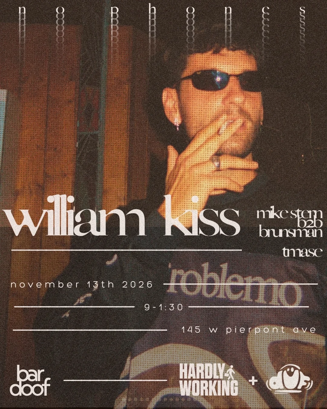 William Kiss event poster